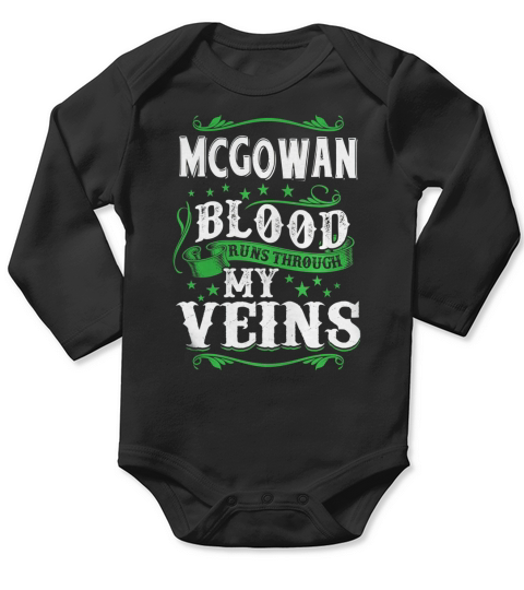 Proud To Be MCGOWAN Tshirt Long Sleeve Baby One-Piece