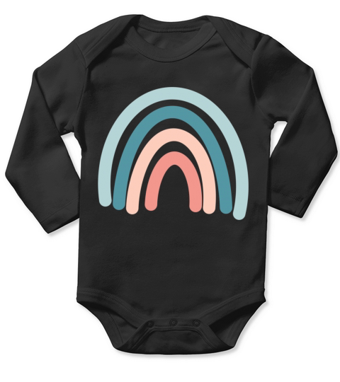 Rainbow Long Sleeve Baby One-Piece