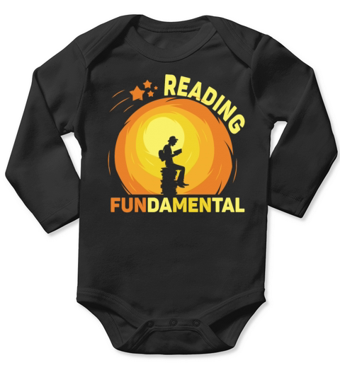 Reading Is Fundamental Long Sleeve Baby One-Piece