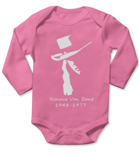 ronnie van zant t shirt Long Sleeve Baby One-Piece
