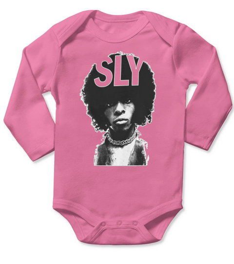 SLy Stone Portrait T-Shirt Long Sleeve Baby One-Piece