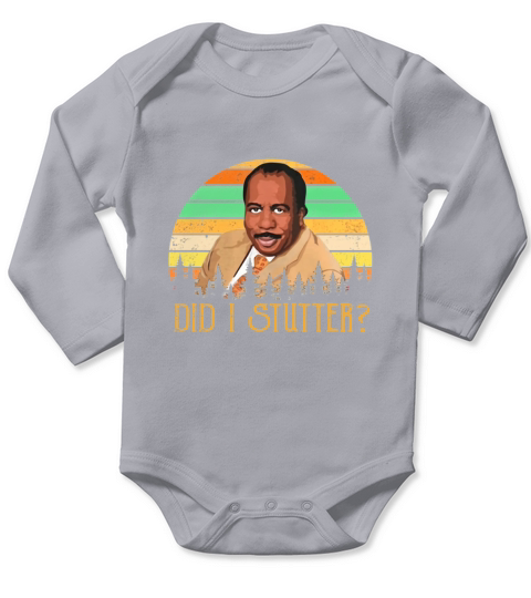 Stanley Hudson did i stutter sunset vintage shirt Long Sleeve Baby One-Piece