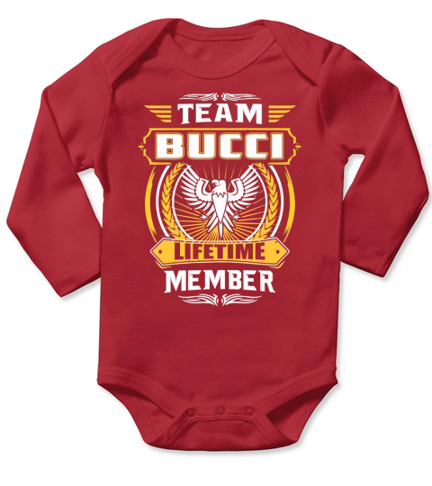 Team BUCCI lifetime member Long Sleeve Baby One-Piece