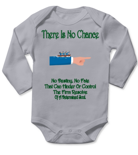 The Firm Of A Determined Soul Funny Humor Quotes Long Sleeve Baby One-Piece
