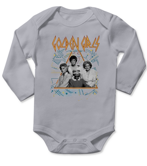 The Golden Girls Def Leppard Long Sleeve Baby One-Piece
