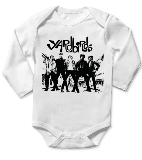 The Yardbirds Band Tshirt Long Sleeve Baby One-Piece