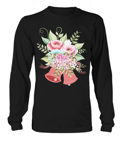 Flowers with Bell Florist Long sleeved Unisex