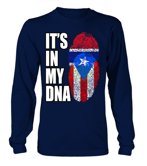 Gambian And Puerto Rican Mix Heritage DNA Flag Long sleeved Unisex