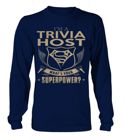 TRIVIA HOST Long sleeved Unisex