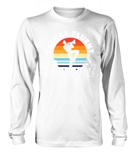Trumpet Player Vintage Retro I Long sleeved Unisex