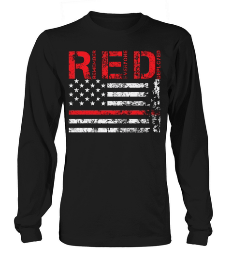 Vintage Remember Everyone Deployed Flag Long sleeved Unisex
