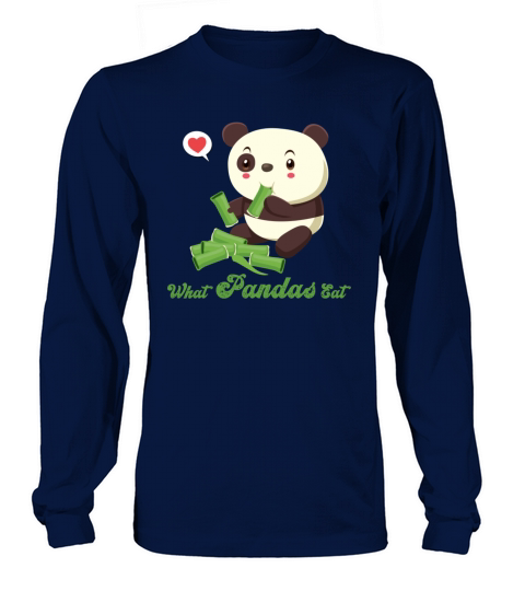 What Pandans Eat Long sleeved Unisex