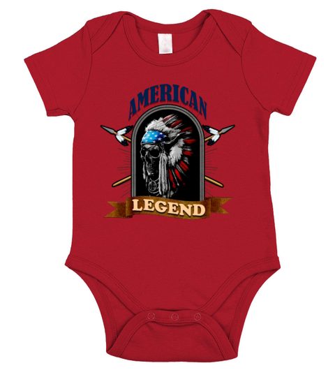 American legend Short Sleeve Baby One-Piece