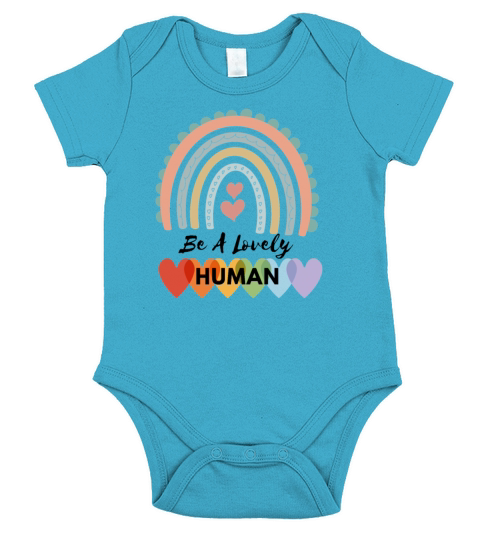 be a kind human Short Sleeve Baby One-Piece