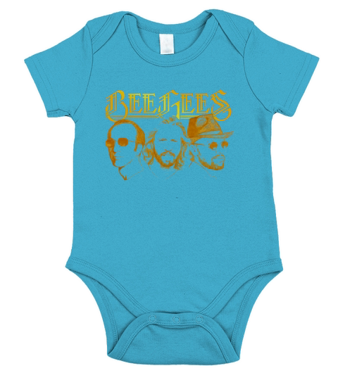 Bee Gees Band Tshirt Short Sleeve Baby One-Piece
