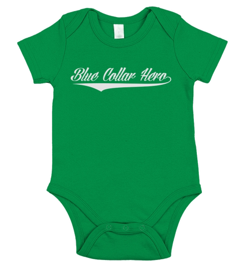 Blue Collar Hero Short Sleeve Baby One-Piece