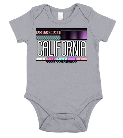 California State Souvenir The Golden State Short Sleeve Baby One-Piece