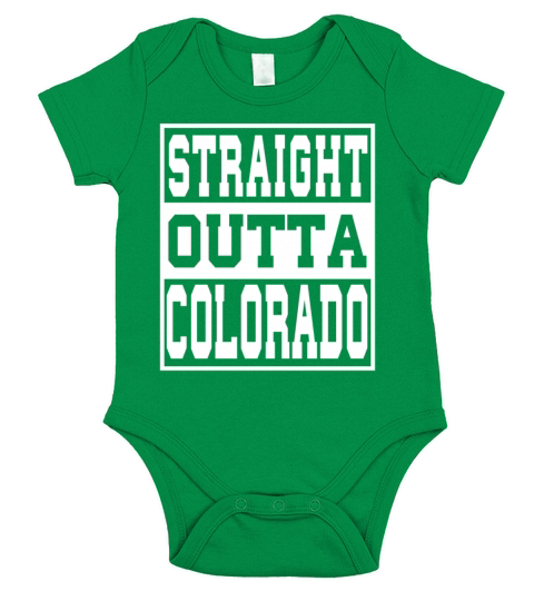 Colorada Straight outta Colorada Ideas Short Sleeve Baby One-Piece