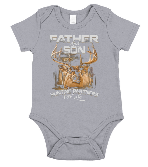 Father And Son Hunting Partners For Life by prayforparis2015----PGJSMTG Short Sleeve Baby One-Piece