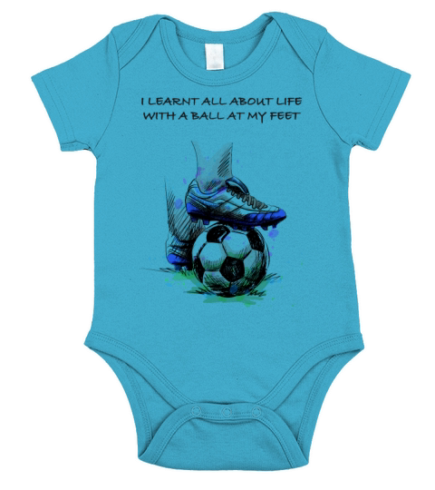 Football Worldcup 2022 Quote Short Sleeve Baby One-Piece