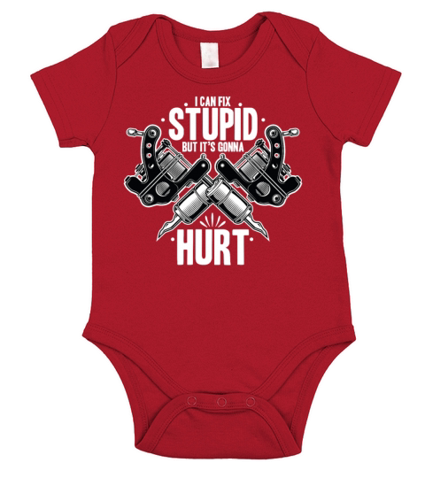 Funny Tattooer Humor Men Women Tattoo Artist Short Sleeve Baby One-Piece