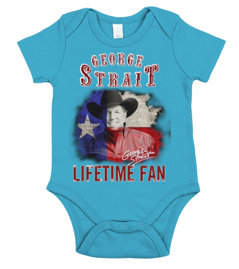 George Strait T-shirt Short Sleeve Baby One-Piece