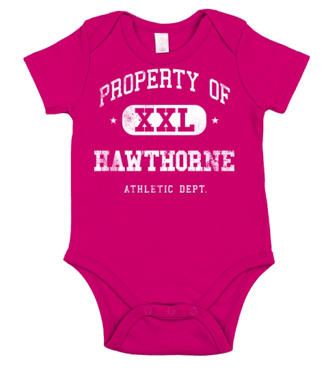 Hawthorne XXL Property of Athletic Department Short Sleeve Baby One-Piece