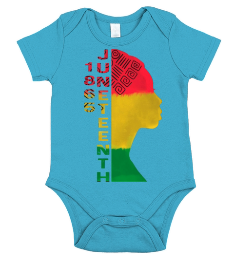 Juneteenth June 19 1865 Black History Month Short Sleeve Baby One-Piece