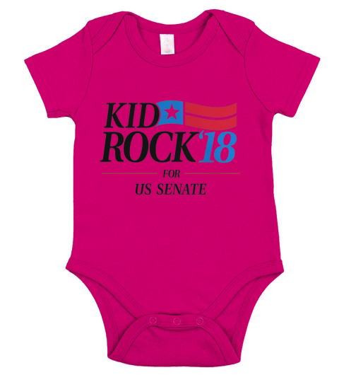 Kid Rock for US Senate Short Sleeve Baby One-Piece