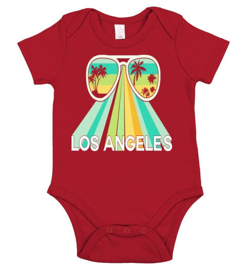 Los Angeles LA California Gift Short Sleeve Baby One-Piece
