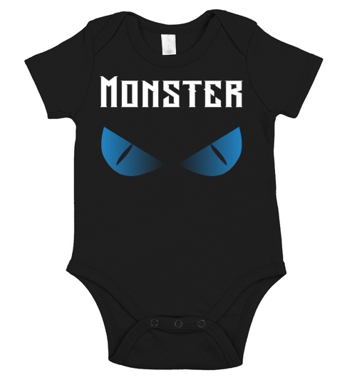 MONSTER Short Sleeve Baby One-Piece
