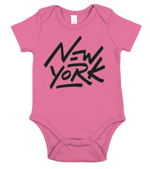 New-York Short Sleeve Baby One-Piece