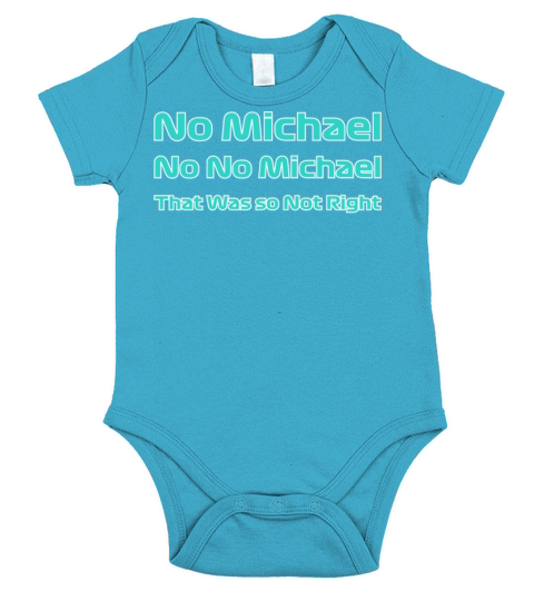 No No Michael Classic T Shirt Short Sleeve Baby One-Piece