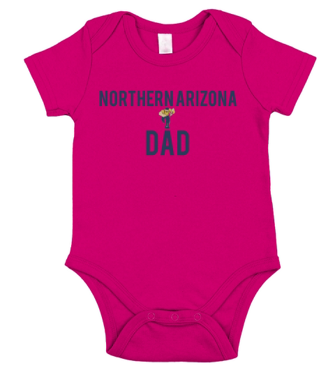 Northern Arizona University DAD Short Sleeve Baby One-Piece