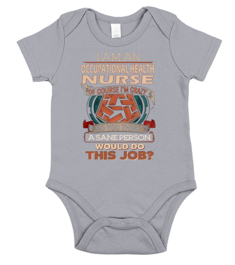 OCCUPATIONAL HEALTH NURSE Short Sleeve Baby One-Piece