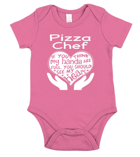 Pizza Chef FFull Hand Short Sleeve Baby One-Piece
