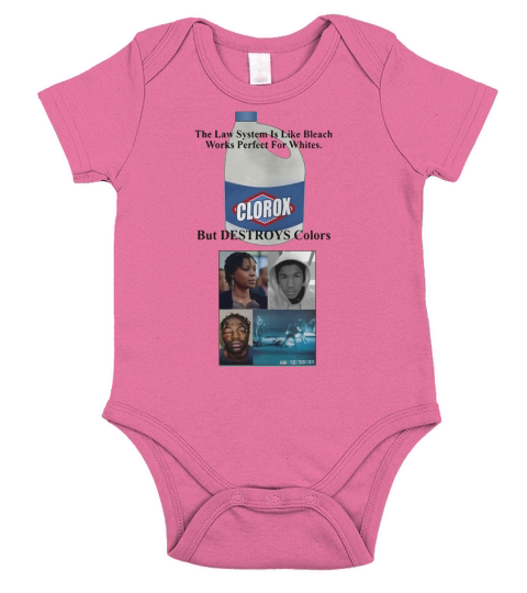Rodney King Clorox the law system is like bleach works perfect Short Sleeve Baby One-Piece