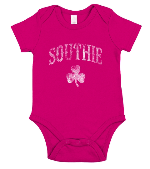 Southie t shirt South Boston Massachusetts retro s Short Sleeve Baby One-Piece
