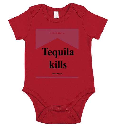 Tequila kill Los Sundays The Boredom Short Sleeve Baby One-Piece