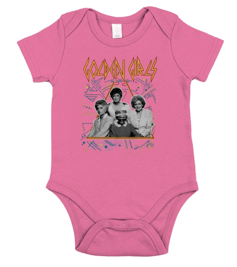 The Golden Girls Def Leppard Short Sleeve Baby One-Piece