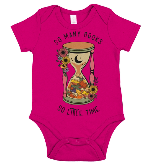 Vintage Reading Sublimation Short Sleeve Baby One-Piece