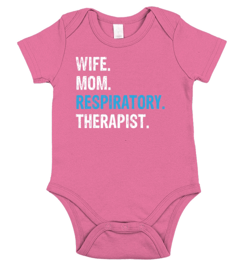 Wife Mom Respiratory Therapist - Woman Short Sleeve Baby One-Piece
