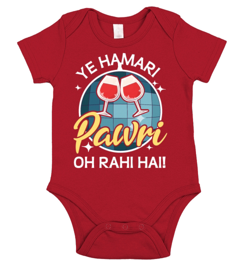 Ye Hamari Pawri Oh rahi hai Hindi Meme Quote Party Short Sleeve Baby One-Piece