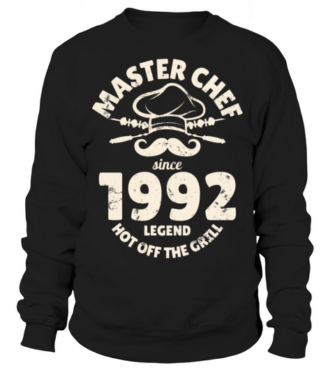 Born In 1992 BBQ Funny Grilling 30th Birthday Sweatshirt Unisex