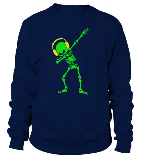 Dabbing Skeleton Dabbin Dab Hip hop funny Halloween Shirt Sweatshirt Unisex