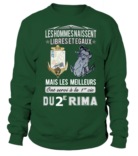 Les meilleurs hommes ont servi à la 2 RIMA Sweatshirt Unisex