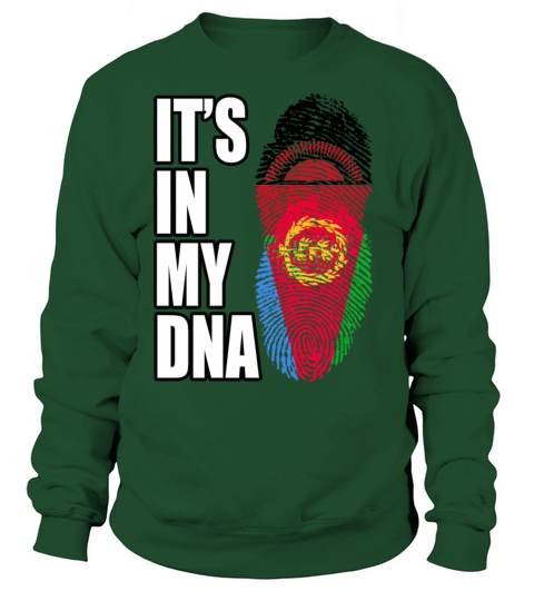 Malawian And Eritrean Mix Heritage DNA Flag Sweatshirt Unisex