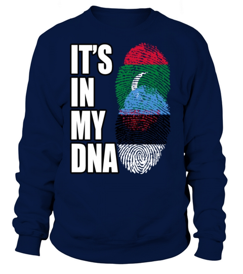 Maldivian And Estonian Mix Heritage DNA Flag Sweatshirt Unisex