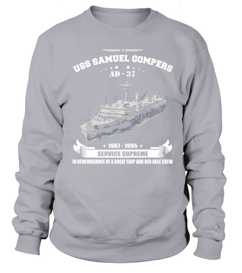 USS Samuel Gompers - Coffee Mug (colored) Sweatshirt Unisex