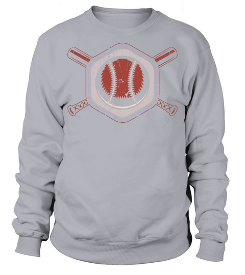 Vintage Baseball Theme Sports Baseball Lover Sweatshirt Unisex